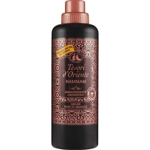 Tesori D'oriente Hammam Lot De 12 Adoucissants À L'huile D'argan Et Fleurs Orange 750 Ml
