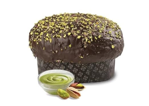 3x Sicilyum Panettone al Pistacchio avec Pistaziencreme – Avec Zartbitter-Schokolade – Langsame Gärung avec Sauerteig 1Kg
