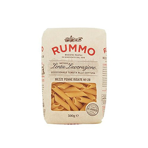 Rummo Mezze Penne Rigate Gr. 500 [6 Paquets]