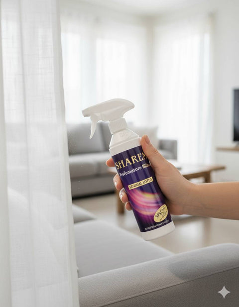 3x Deo Due – Profumatore Bifase Sharem Sensual Lotus  Désodorisant d'air et textile 500 ml