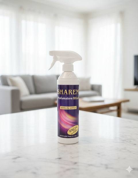 3x Deo Due – Profumatore Bifase Sharem Sensual Lotus  Désodorisant d'air et textile 500 ml