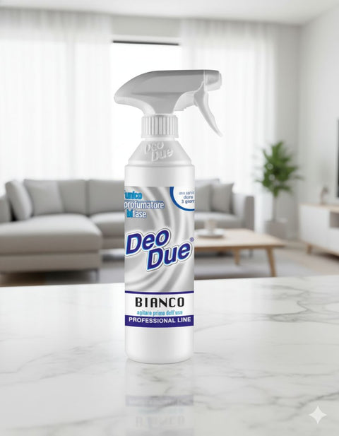 3x Deo Due – Profumatore Bifase Bianco Désodorisant d'air et textile 500 ml
