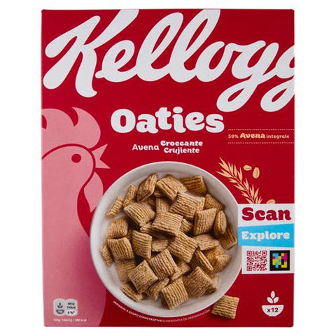 3x Kellogg's Oaties Avena Croccante Flocons d'avoine croustillants  360 g