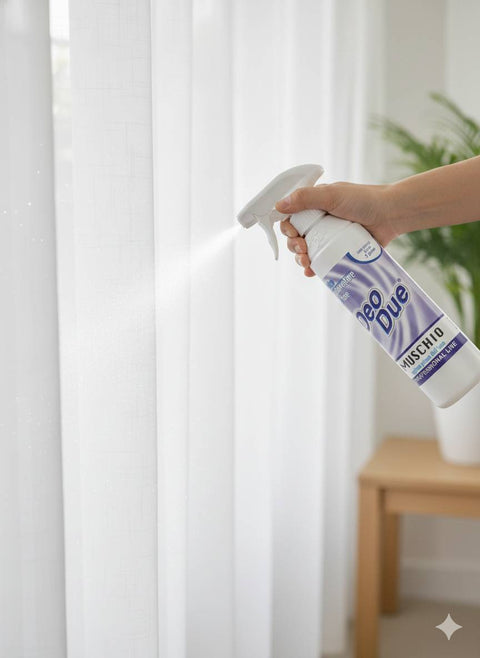 3x Deo Due – Profumatore Bifase Muschio Désodorisant d'air et textile 500 ml