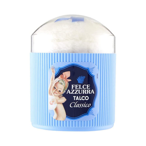 Paglieri Felce Azzurra Classico Lot De 3 Poudres Pour Le Corps Avec Éponge 250 G
