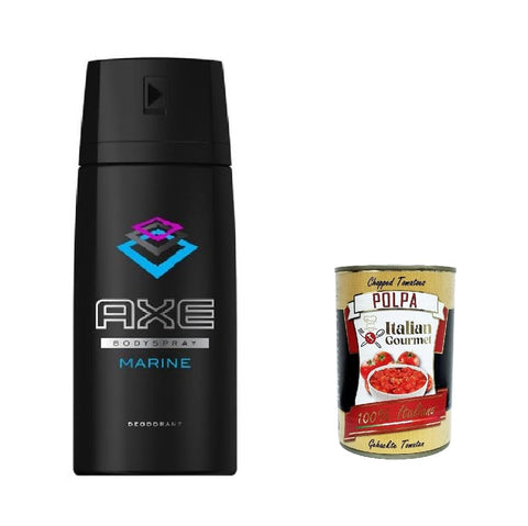 Axe Marine Sea Breeze & Sage Scent Lot De 6 Déodorants & Spray Corporel 150 Ml + Polpa Italian Gourmet 400 G