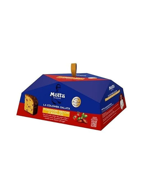 3x Motta La Colomba Salata con pomodori secchi e basilico, Colombe de Pâques salée aux tomates séchées et au basilic, selon Bruno Barbieri, 450 g