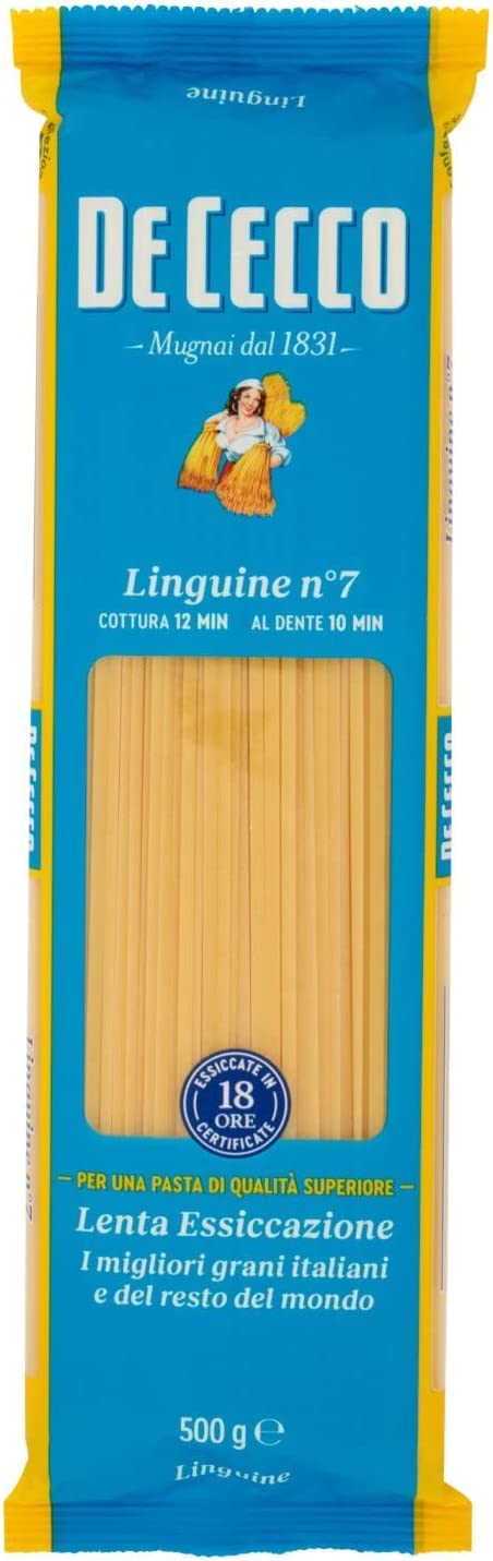 De Cecco Linguine N°7 Pâtes Italiennes 500g