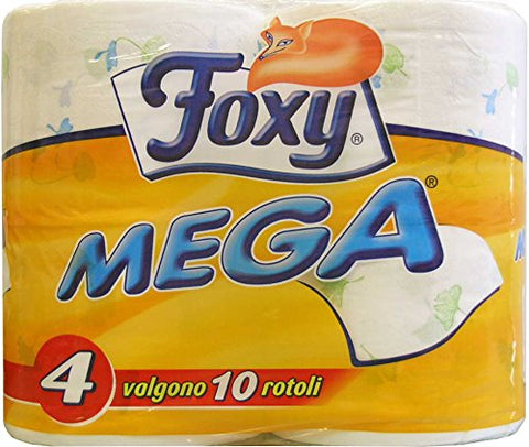 Foxy Lot De 15 Rouleaux De Papier Toilette Mega, 2 Plis, 4 Rouleaux