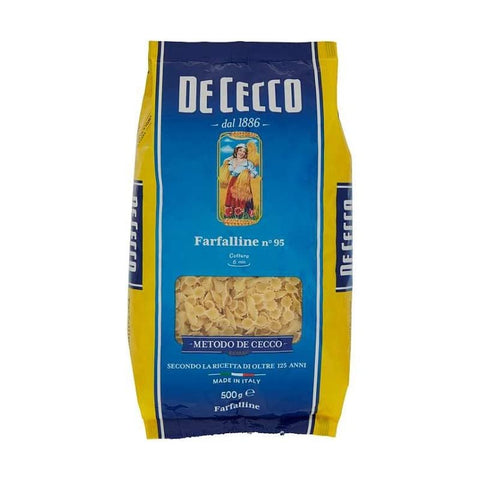 Lot De 20 Pâtes De Cecco 100 % Italiennes Farfalline N° 95 500 G