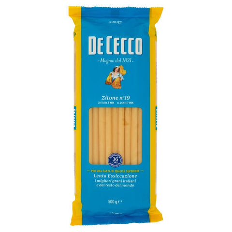 De Cecco Lot De 10 Paquets De Pâtes Italiennes Zitone N°19 500 G