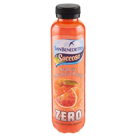 San Benedetto Succoso Zero Lot De 12 Bouteilles Sans Sucre Arancia E Arancia Rossa Orange Et Orange Sanguine 400 Ml