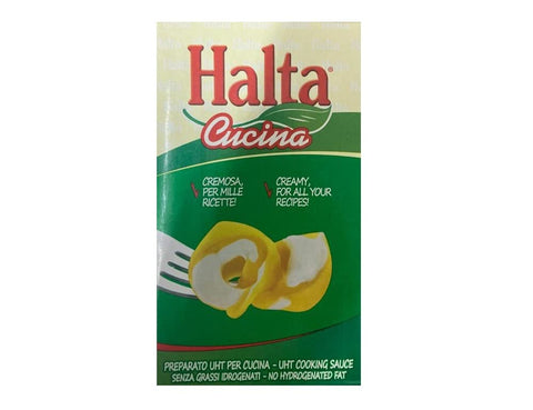 Halta Cucina Preparato Alimentare Uht Per Cucina Préparation Crémeuse Uht Pour La Cuisine Idéal Pour Pâtes, Sauces, Pizza, Crème De Cuisine 1000 Ml