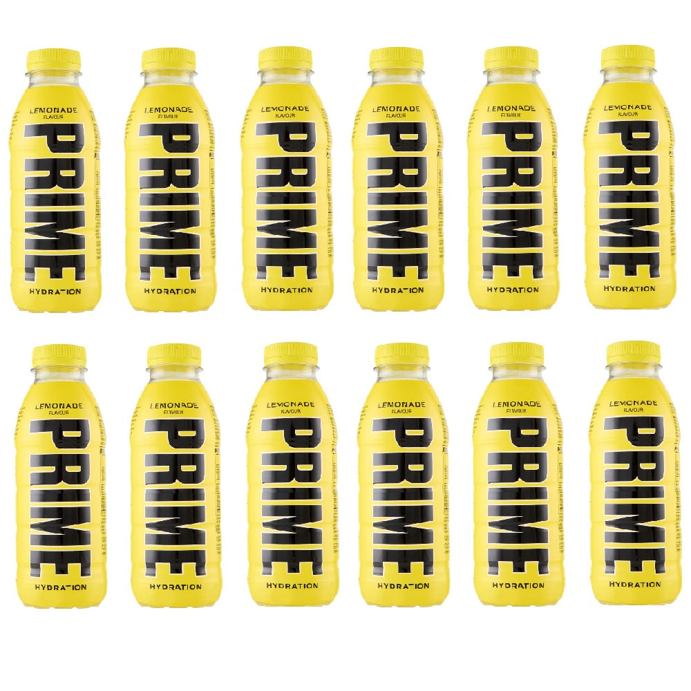 Prime Limone Hydration 12x 500ml Boisson rafraîchissante au citron en ...