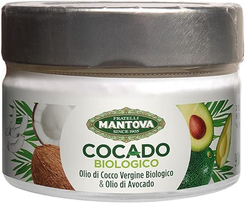 Fratelli Mantova Cocado Olio Cocco & Avocado Biologico Huile de Coco et d'Avocat Bio 90ml