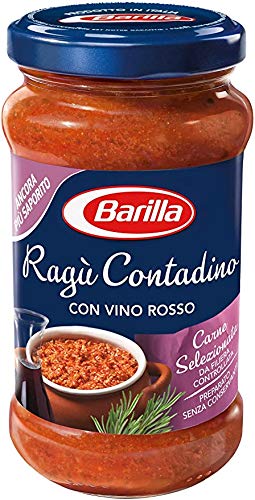 Barilla Ragù Contadino Sauce Tomate Avec Vin Rouge 400 G