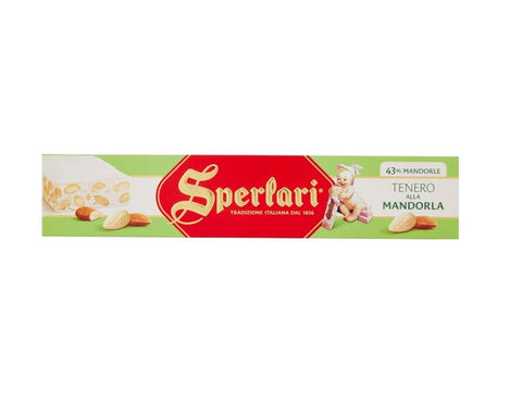 Sperlari Torrone Tenero Alla Mandorla Amande Douce Nougat 43% Amande Tradition Italienne 150 G