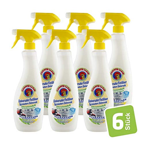 Chante Clair Lot De 6 Dégraissant Universel Parfum Citron 750 Ml