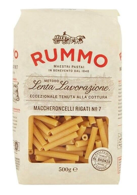 Rummo Pasta Maccheroncelli N°7 Lot De 16 Pâtes Italiennes À Base De Semoule De Blé Dur, Pâtes Italiennes 500 G