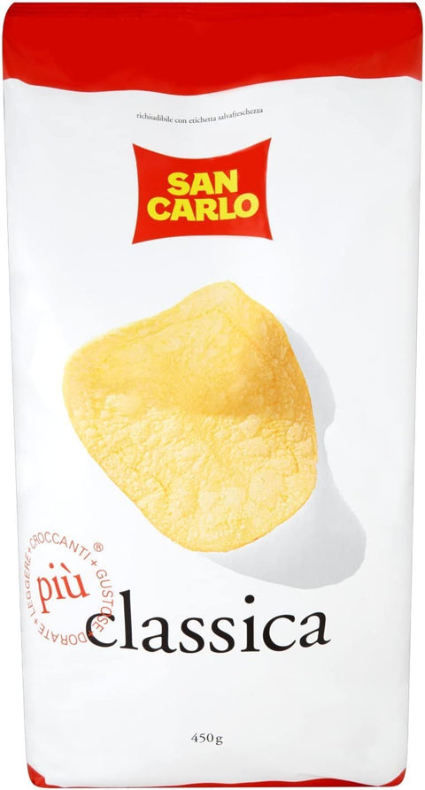 San Carlo Classica Lot De 3 Chips De Pommes De Terre Salées 450 G