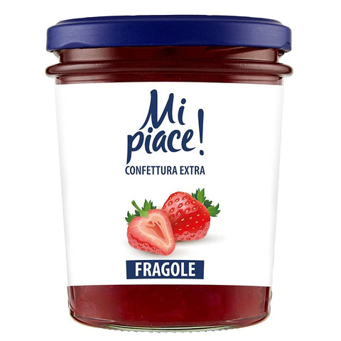 Mi Piace Confettura Extra Marmellata Fragole Confiture Confiture De Fraises 330 G