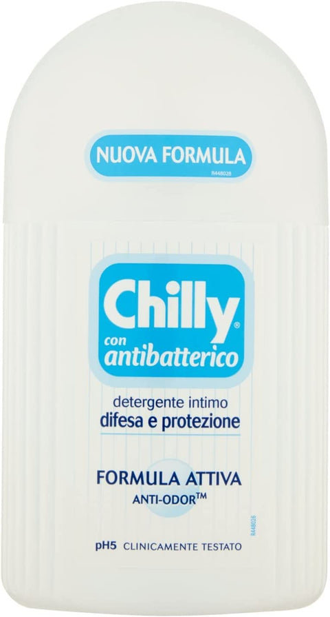 Chilly, Lot De 6 Nettoyants Intimes Avec Effet Antibactérien, Nettoyant Hygiénique Intime Avec Protection Et Effet Protecteur Thym Et Parfum De Sauge – Ph 5, 200 Ml + Italian Gourmet Polpa 400 G