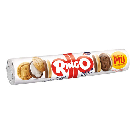 Pavesi 12 Boîtes Pâtisserie Ringo Tube À La Vanille 165 G