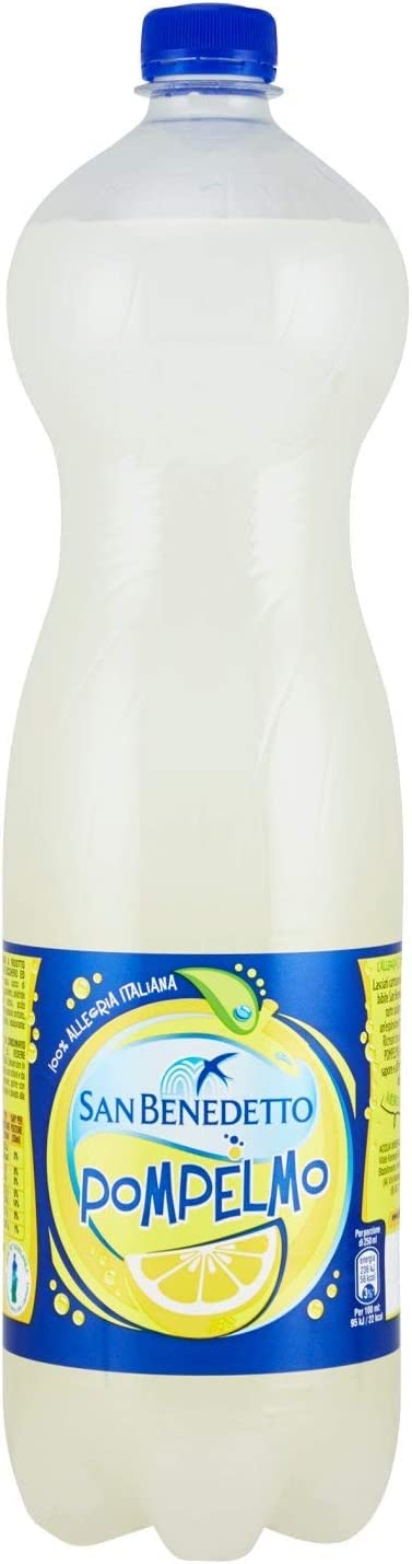 San Benedetto Lot De 6 Pompelmo Orange Limonade En Pet Rafraîchissant 1,5 L