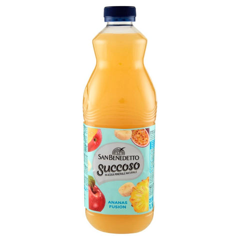 San Benedetto Succoso Ananas Fusion Lot De 12 Bouteilles En Pet 1,5 L De Jus De Fruits