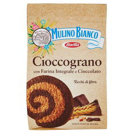 Mulino Bianco Cioccograno Con Farina Integrale 330 Grammi 18 Pezzi