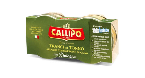 Callipo Tranci Di Tonno Tranches De Thon Dans L'huile D'olive Extra Biologique Thon (2 X 80 G)