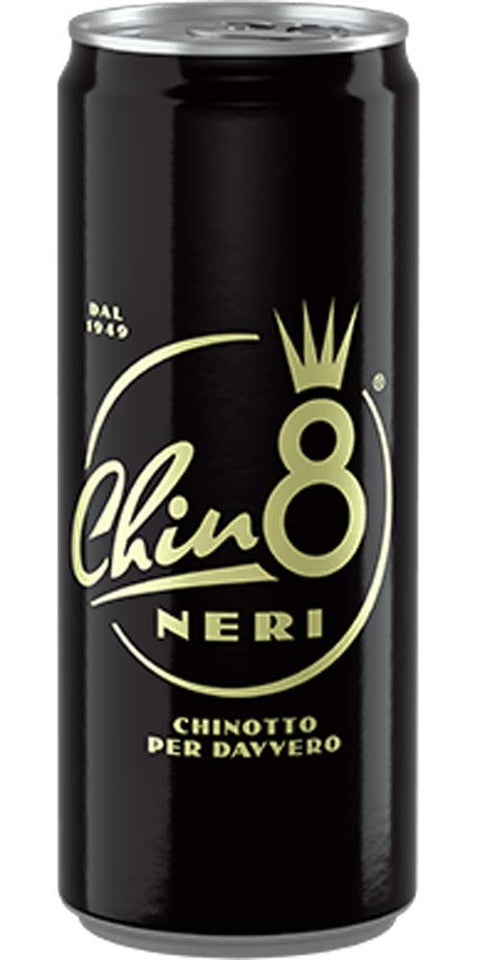 Neri 24 Chinotto Chin8 Italian Bitter Orange Soft Drink Beverage 330 Ml