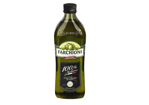 Farchioni Olio Extra Vergine Di Oliva Huile D'olive 100 % Italiano Natives Extra Avec Olives Italiennes 1 Litre D'huile Alimentaire