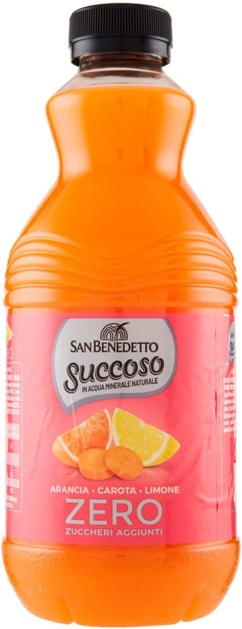 12 X San Benedetto Succoso Ace Pet Sans Sucre 90 Cl Jus De Fruits