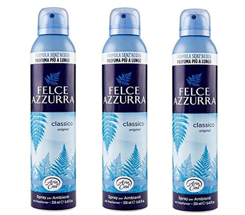 Felce Azzurra Aria Casa Lot De 3 Désodorisants D'intérieur Talco Classico 250 Ml