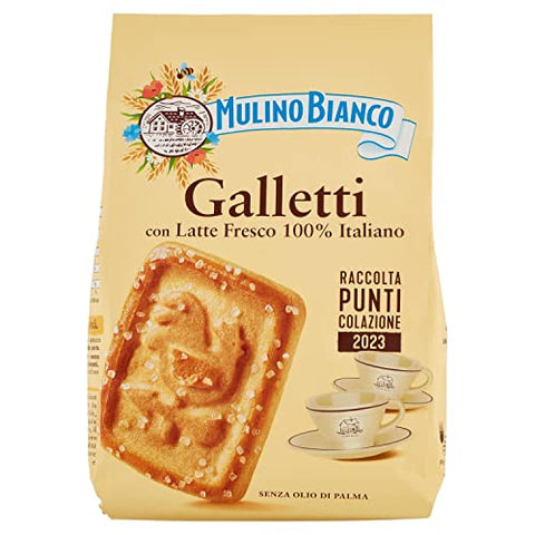 Mulino Bianco Biscotti Frollini Galletti Avec Lait Frais, 350g
