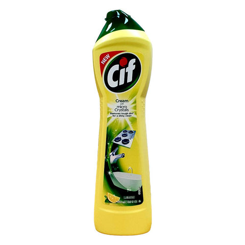 Cif Crème Citron Aux Microparticules 500 Ml (Lot De 8)