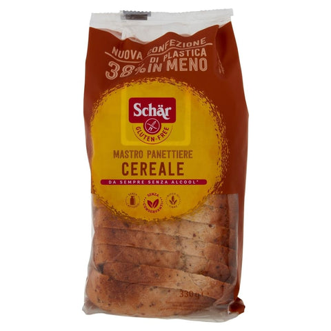 Schar Mastro Panettiere Cereale VPain tranché sans gluten aux 7 graines et céréales 8 x 330 g + Italian Gourmet polpa 400g