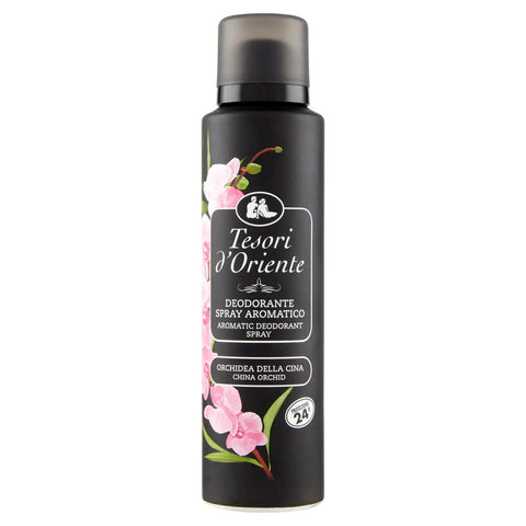 Tesori D'oriente Orchidea Della Cina Lot De 3 Déodorants Aromatiques En Spray Parfum Orchidée 150 Ml + Italian Gourmet Polpa 400 G