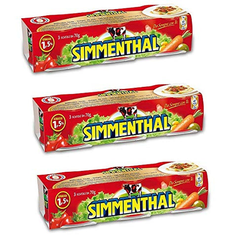 3x Viande Simmenthale En Gelée 3x90g 100% Italienne Viande De Boeuf Gelée Prêt À Manger!