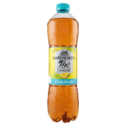 6 X San Benedetto The Deteinato Limone Pet 1,5 L De Citron Décaféiné Boisson Rafraîchissante