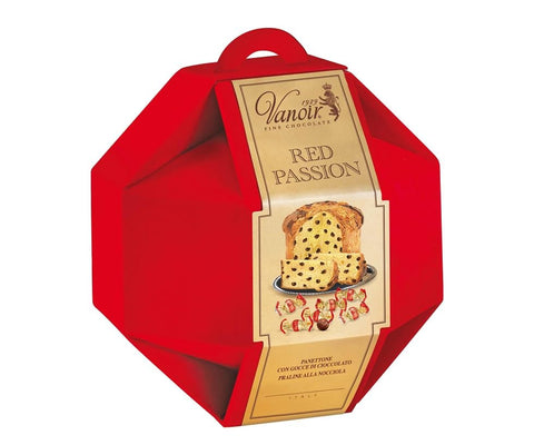 3x Le Cadeaux Sfera Red Passion Vanoir 955 gr - Panettone festif aux pépites de chocolat - Un cadeau de Noël unique