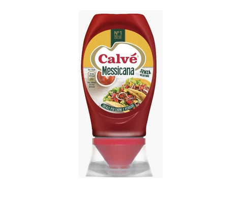 Calvé Salsa Messicana Lot De 3 Flacons De 250 Ml Avec Tomates Et Piment Idéal Pour Les Légumes Et La Viande Sans Gluten