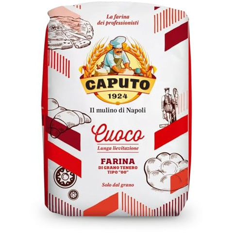 Caputo Caputo Farina Cuocco Tipo '00' / 1 Paquet De 1000 Grammes/Qualité Premium D'italie/Riche En Protéines. 1.00 Kg 1000.00 Ml (L'emballage Peut Varier)