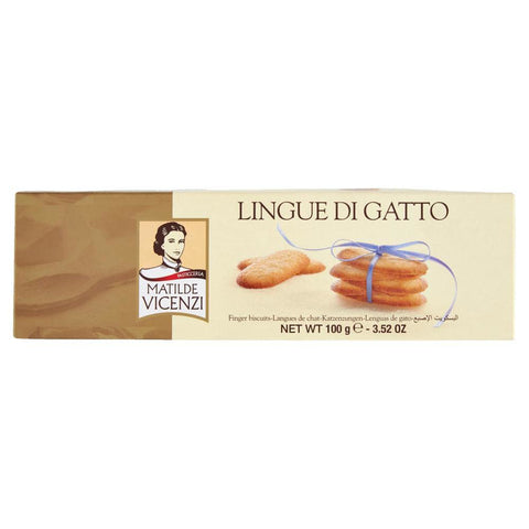 Vicenzi Lingue Di Gatto Lot De 3 Barres De Biscuits 100 G