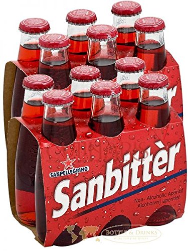 12x 98 Ml Sanbitter, Rouge, Sans Alcool