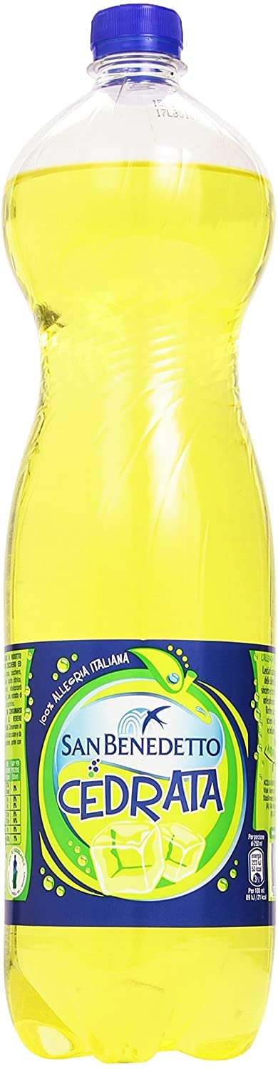 6x San Benedetto Cedrata Lemon Soft Drink Soda Pet 1,5 L