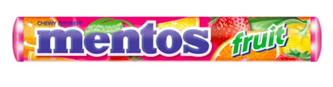 Mentos Lot De 40 Bonbons À Mâcher Aux Fruits Aux Saveurs Naturelles