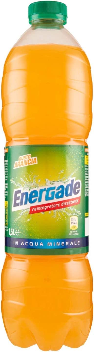 Energade Arancia Bevanda Energetica Lot De 12 Boissons Énergisantes Orange 1,5 L