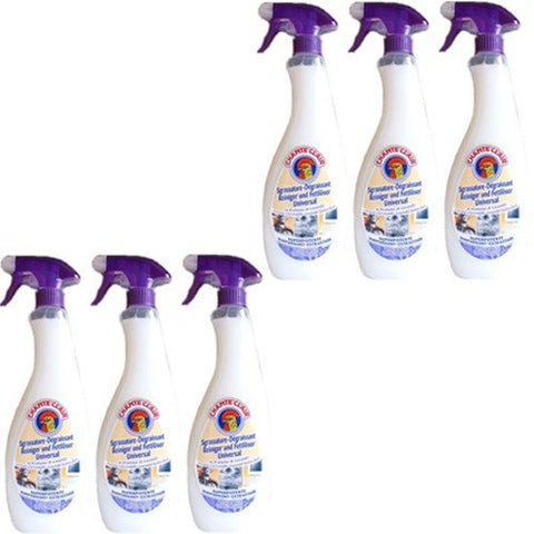 6 X Chante Clair Lavanda Sgrassatore Universale Superpotente, 750 Ml